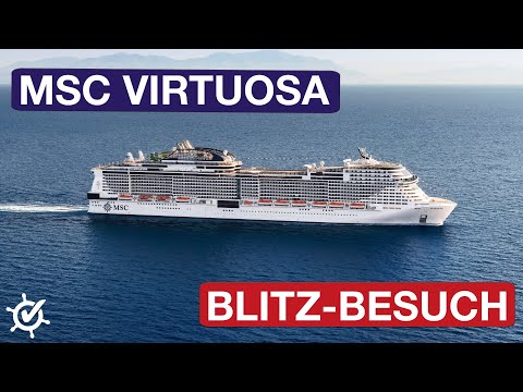 MSC Virtuosa: Quick visit on board in Hamburg