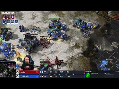 Starcraft 2: LiquidClem (Terran) vs Lambo (Zerg) - ESL Open Playoffs #50