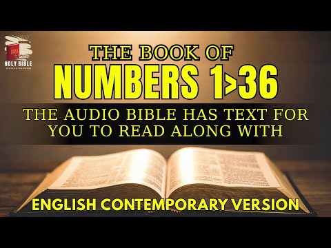 Holy Bible Audio Numbers 1 To 36   With Text Contemporary English