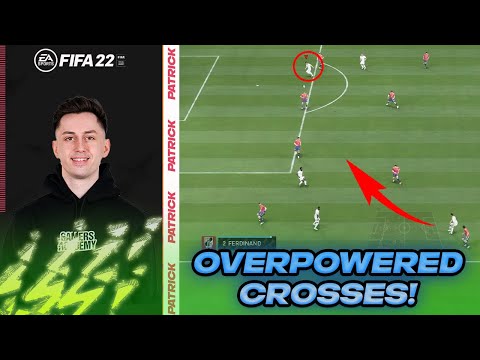 THE MOST OVERPOWERED CROSSES in FIFA22 - BROKEN CROSS TECHNIQUE 😱🔥