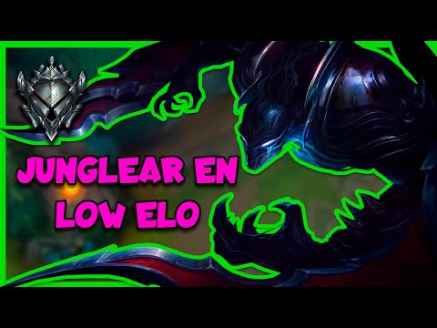 🍃 COMO JUNGLEAR para PRINCIPIANTES ▶ Ejemplo de GAMEPLAY en LOW ELO con NOCTURNE