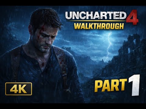 UNCHARTED 4 Gameplay Walkthrough Part 1 [4K 60FPS PS5] - No Commentary