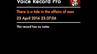 There is a tide in the affairs of men