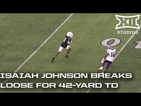 Isaiah Johnson Breaks Loose for a 42-Yard TD | 2025 Big 12 Football