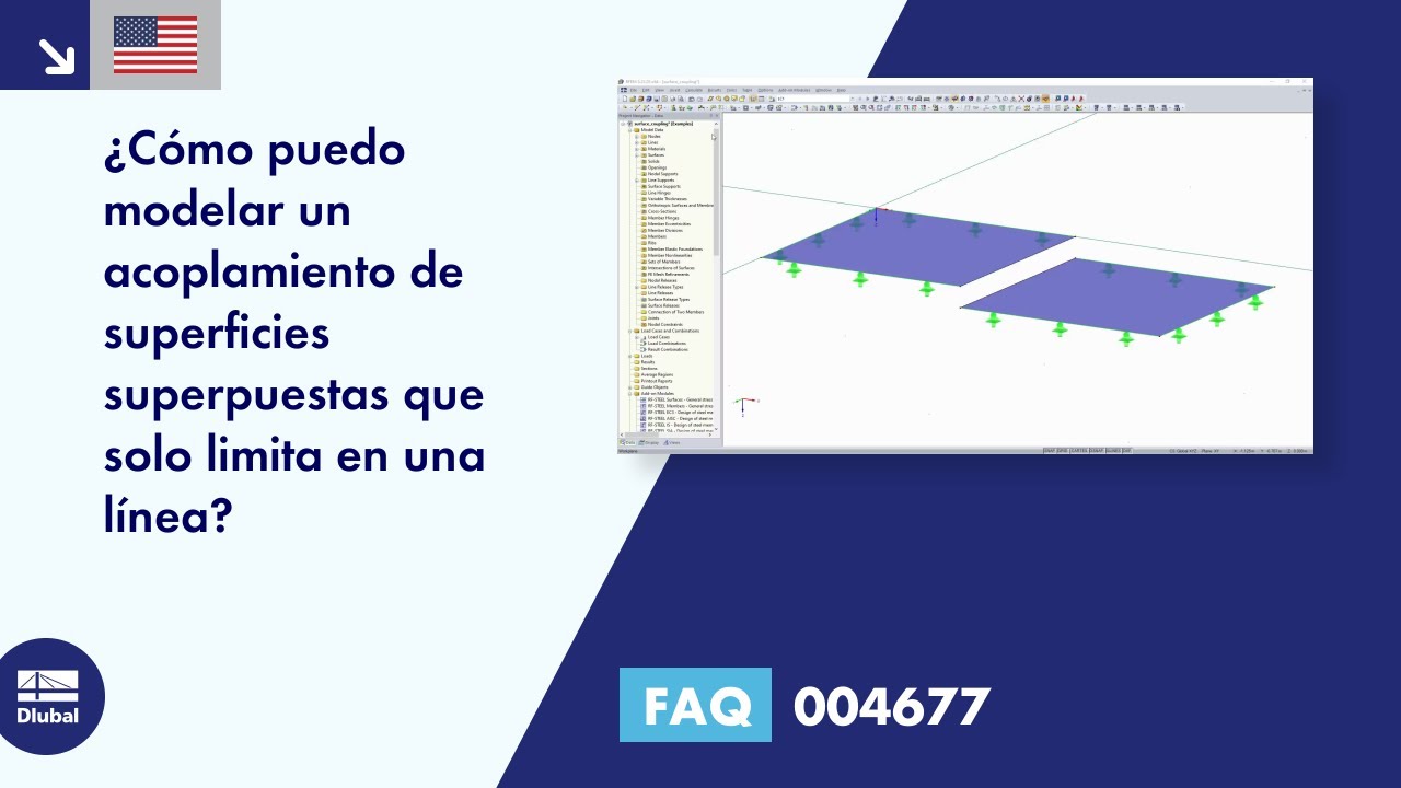 [ES] FAQ 004677 | ¿Cómo puedo modelar un acoplamiento de superficies superpuestas que solo limita con una ...