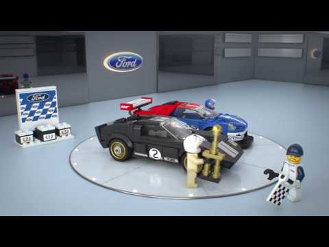 Vidéo LEGO Speed Champions 75881 : 2016 Ford GT & 1966 Ford GT40