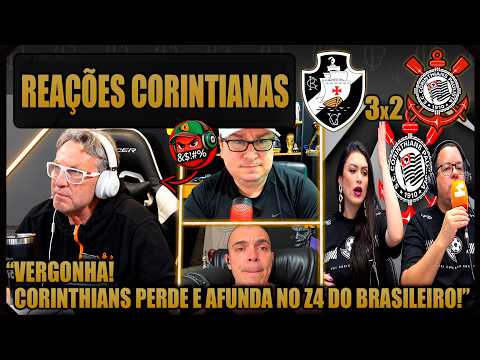 REAÇÕES dos CORINTIANOS - VASCO 3x2 CORINTHIANS - AFUNDADO NO Z4- VAMOS RIR DO CORINTHIANS!