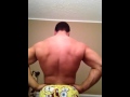 16 year old powerlifter poses like a bodybuilder