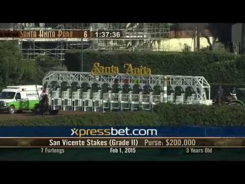 San Vicente Stakes Gr. II - Sunday, February 1 2015 HD
