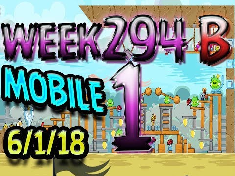 Angry Birds Friends Tournament Level 1 Week 294-B  MOBILE Highscore POWER-UP walkthrough