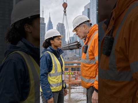 The Foreman Called Her “Just an Apprentice”… Then the Cable Snapped.#shortfilm