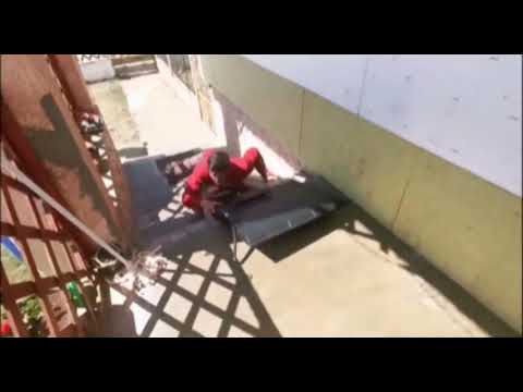 New TV Crash. How to not Transport tv ( Fail )