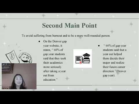 Video presentation: Persuasive Speech Presentation