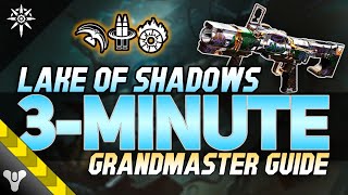 EASY WILD-STYLE FARM // 3-Minute Lake of Shadows Grandmaster #guide #walkthrough #destiny2