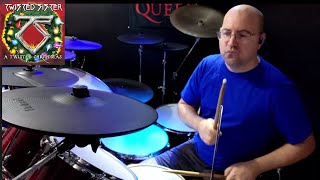 Twisted Sister- The Christmas Song Chestnuts Roasting On An Open Fire (Drum Cover)