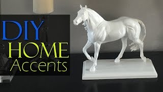 DIY | High-End Inspired White Horse Statue | Home Decor