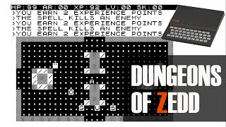 Dungeons of Zedd. A new game for the Sinclair ZX81 from Argentina