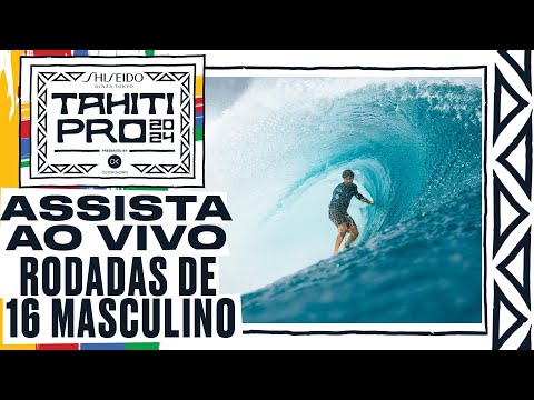 ASSISTA AO VIVO SHISEIDO Tahiti Pro pres by Outerknown 2024 - RODADAS DE 16 MASCULINO