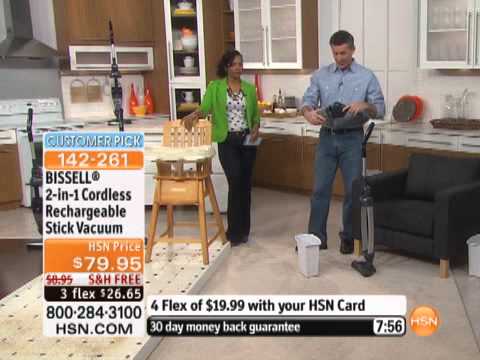 BISSELL 2-in-1 Cordless Rechargeable Stick Vacuum