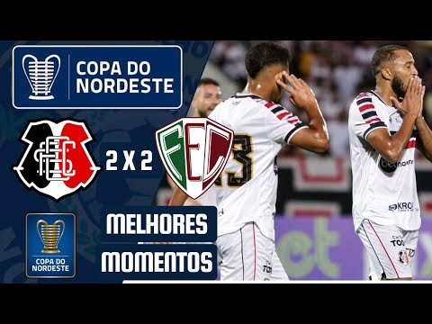 🚨 Santa Cruz 2 x 2 Fluminense-PI | Melhores Momentos | futebol | Copa do Nordeste 2023 🚨
