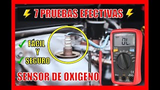 Como Probar EL Sensor De Oxigeno de 4 Cables Con Multímetro 💥7 Pruebas DEFINITIVAS💥