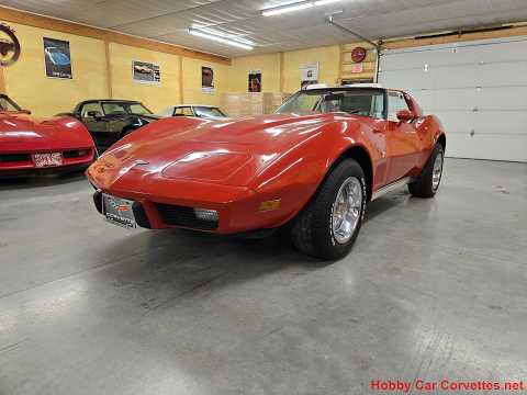 1977 Red C3 Corvette Red And White Interior T Top Video