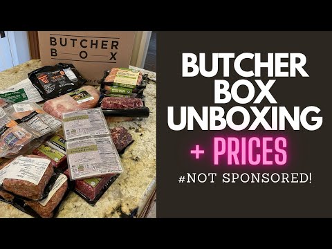 Butcher Box Unboxing With PRICES! | Not Sponsored
