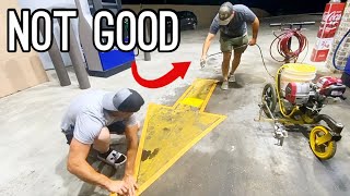 The Biggest Issue W/ Parking Lot Striping Business