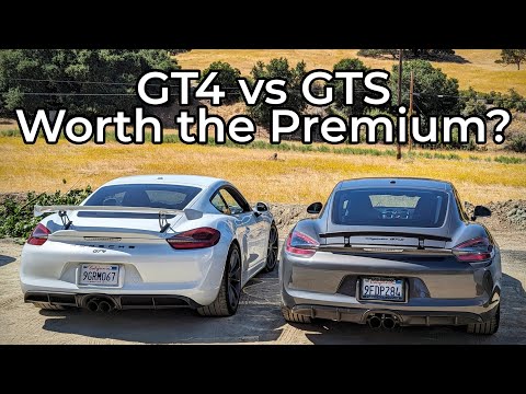 2016 Porsche Cayman GTS vs 2016 Porsche Cayman GT4 - Head to Head Review!