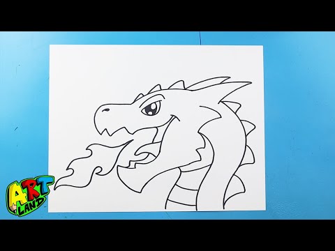 How to Draw a Dragon Face
