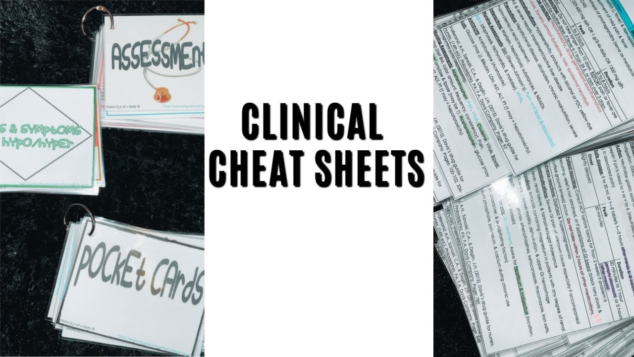 Nursing Clinical Cheat Sheets