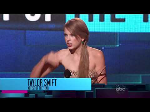 Taylor Swift Wins Artist Of The Year - AMA Awards 2011