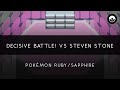 Pokémon Ruby Sapphire Decisive Battle VS Steven Stone Arrangement
