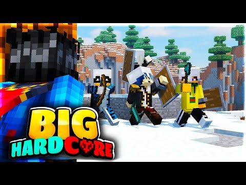 I'm ADVENTURING into BIG HARDCORE on Minecraft