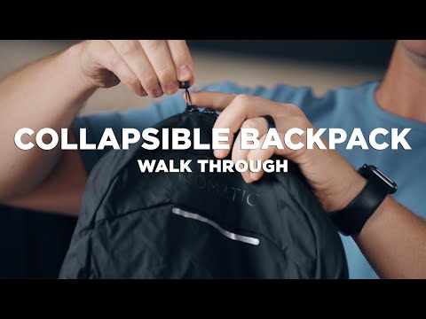 Collapsible Backpack Walk Through - NOMATIC Navigator