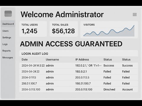 😱 Bypassing ANY Login with SQL Injection (Scary Simple) #LoginBypass