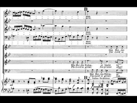 Haydn - Creazione - Coro finale: Singt dem Herren / Sing the Lord (score)