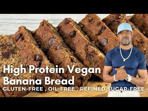 You Won’t Believe This Banana Bread Has No Oil, No Sugar, No Gluten! (High Protein!)