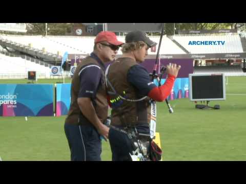 Brady Ellison v Jean-Charles Valladont – recurve men’s 3rd round | London 2012 Olympic Test Event