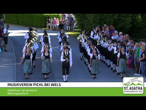 Musikverein Pichl bei Wels | Bezirksmusikfest 2022 | St. Agatha | Blasmusik