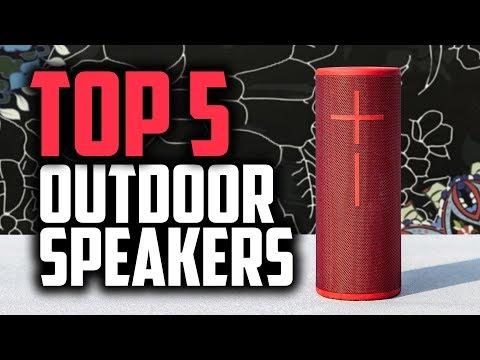 Showing Amazing Outdoor Speakers