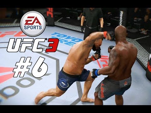 UFC 3 Heavyweight Career Mode Walkthrough Part 6 - CRAZY FIGHT WITH DERRICK LEWIS!