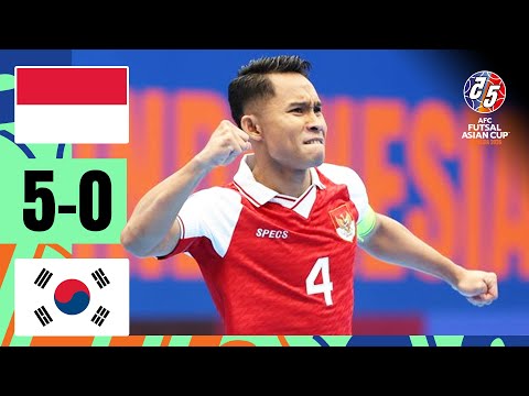 INDONESIA storm to huge opening win! | Indonesia - Korea Republic | Highlights AFC Futsal Asian Cup™
