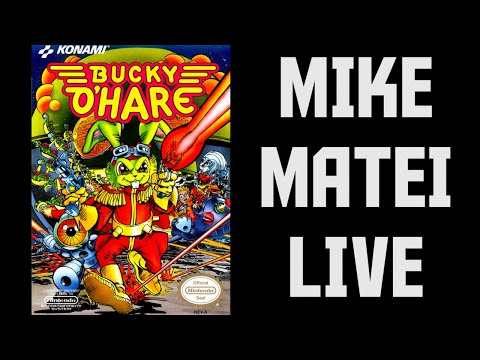 Bucky O'Hare (NES) HARD Setting - Part 1 - Mike Matei Live
