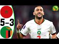 Morocco vs Zambia 5-3 - All Goals and Highlights - 2024 🔥 ZIYECH