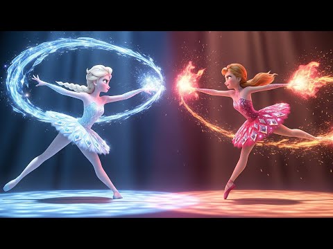 👑⚡Elsa vs Anna | Frozen Ballet Battle❄️✨