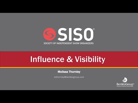 SISO Women's Leadership Forum - Part 1: Influence and Visibility -