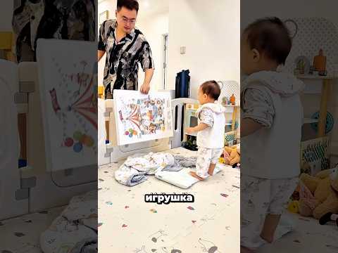 Папа думал, что сын уже спит… но он спрятался в своём домике 😂🏠😱