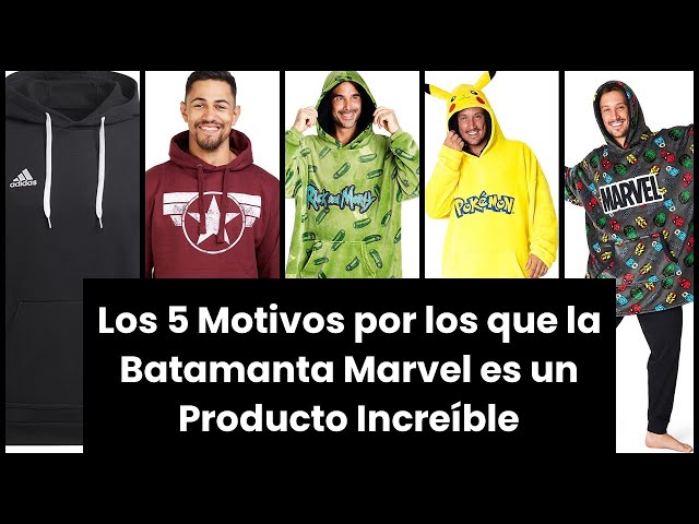 Vídeo relacionado con Marvel Sudadera Oversize Hombre Avengers Sudadera Oversize de Los Vengadores Batamanta Hombre (Verde)