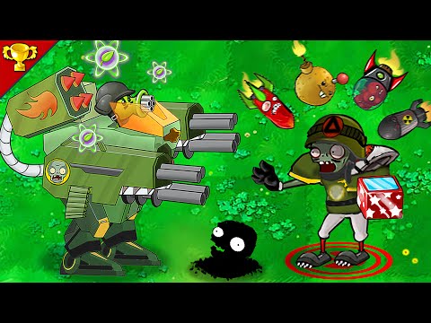 Plant vs Zombies : Mecha Gatling Pea Use Plant Food